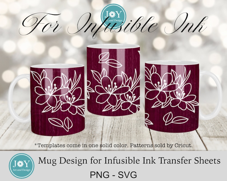 Infusible Ink Mug Design Cricut Mug Press SVG Digital Mug Etsy UK