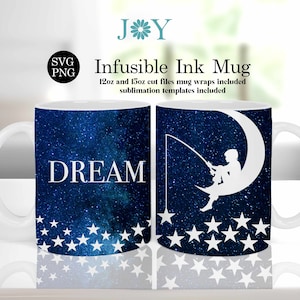 Cricut Mug Press Diseño svg para hoja de tinta infusible, taza prensa SVG, taza de café SVG, plantilla de taza de envoltura infusible, taza de descarga digital SVG
