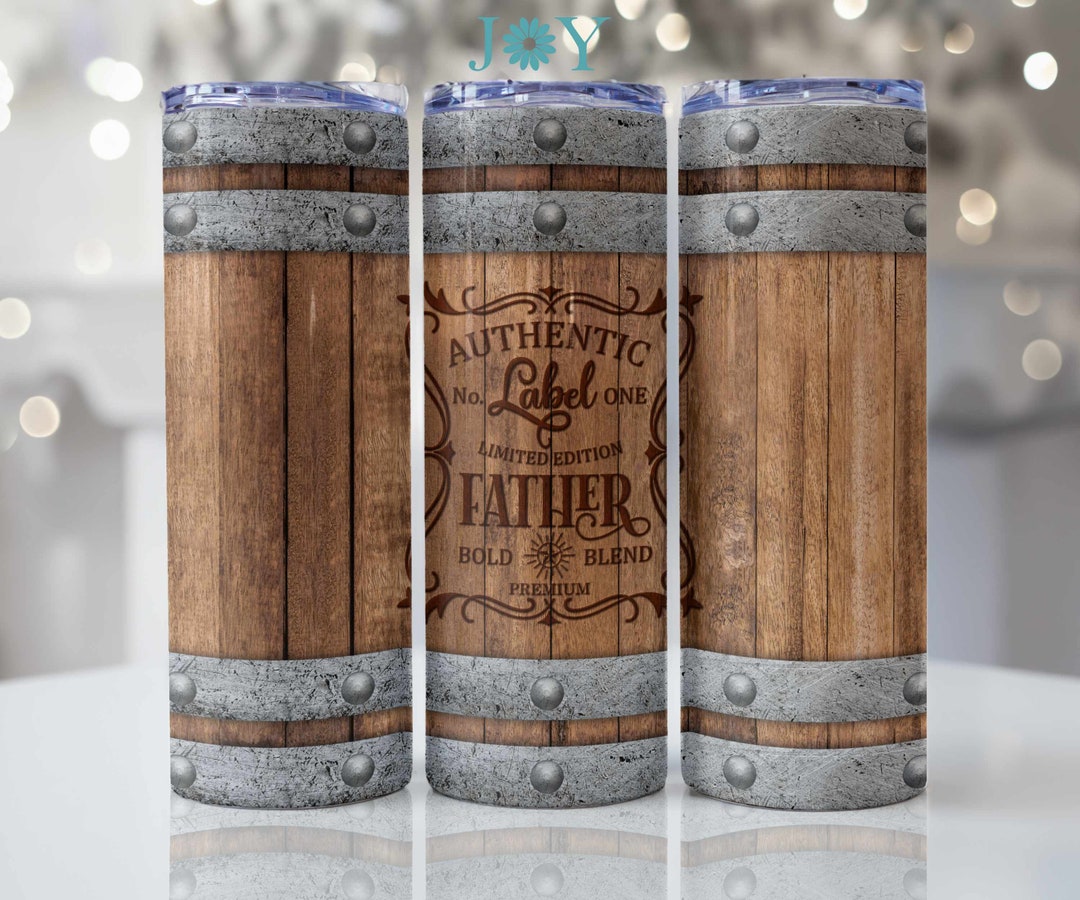 Fathers Day 20 Oz Skinny Tumbler Wrap Sublimation Design, Dad ...