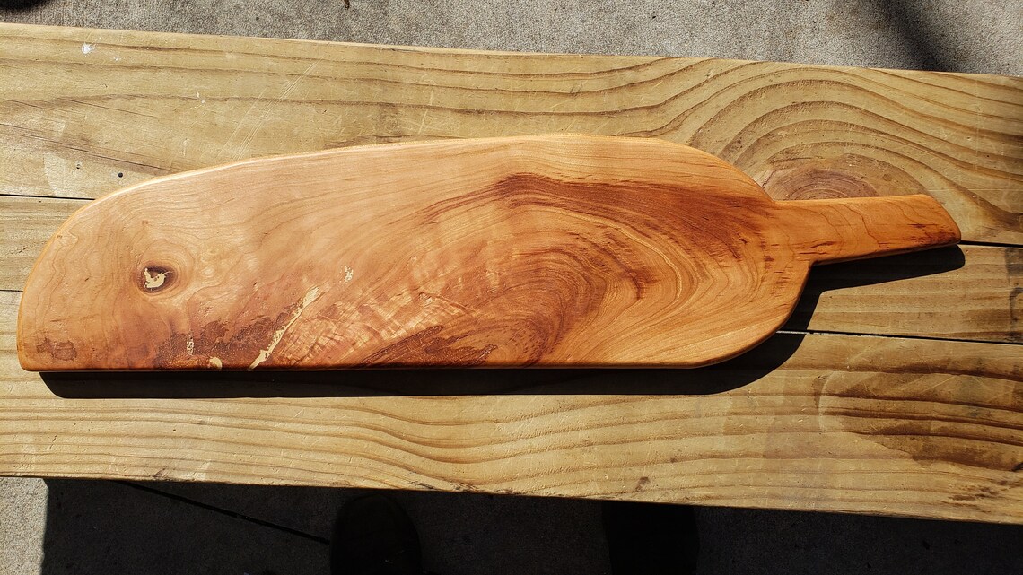 Cherry Wood Charcuterie Board Cutting Board One of a kind Etsy