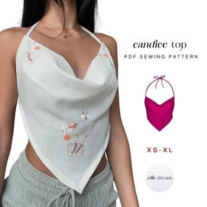 Cowel Neck Top Sewing Pattern | XS-XL | Instant Download | Sewing Pattern | Easy Digital PDF