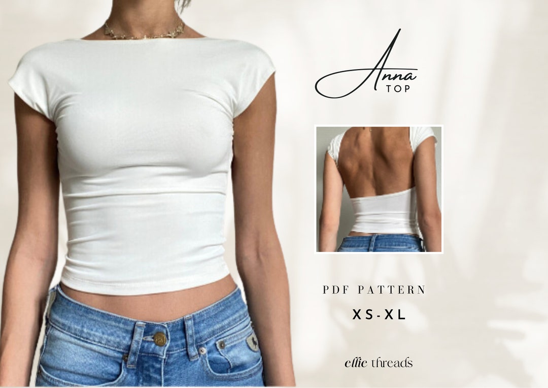 T-shirt dos nu de l'an 2000 TP-TG T?�l?�chargement instantan?� PDF num?�rique facile Adapt?� aux 