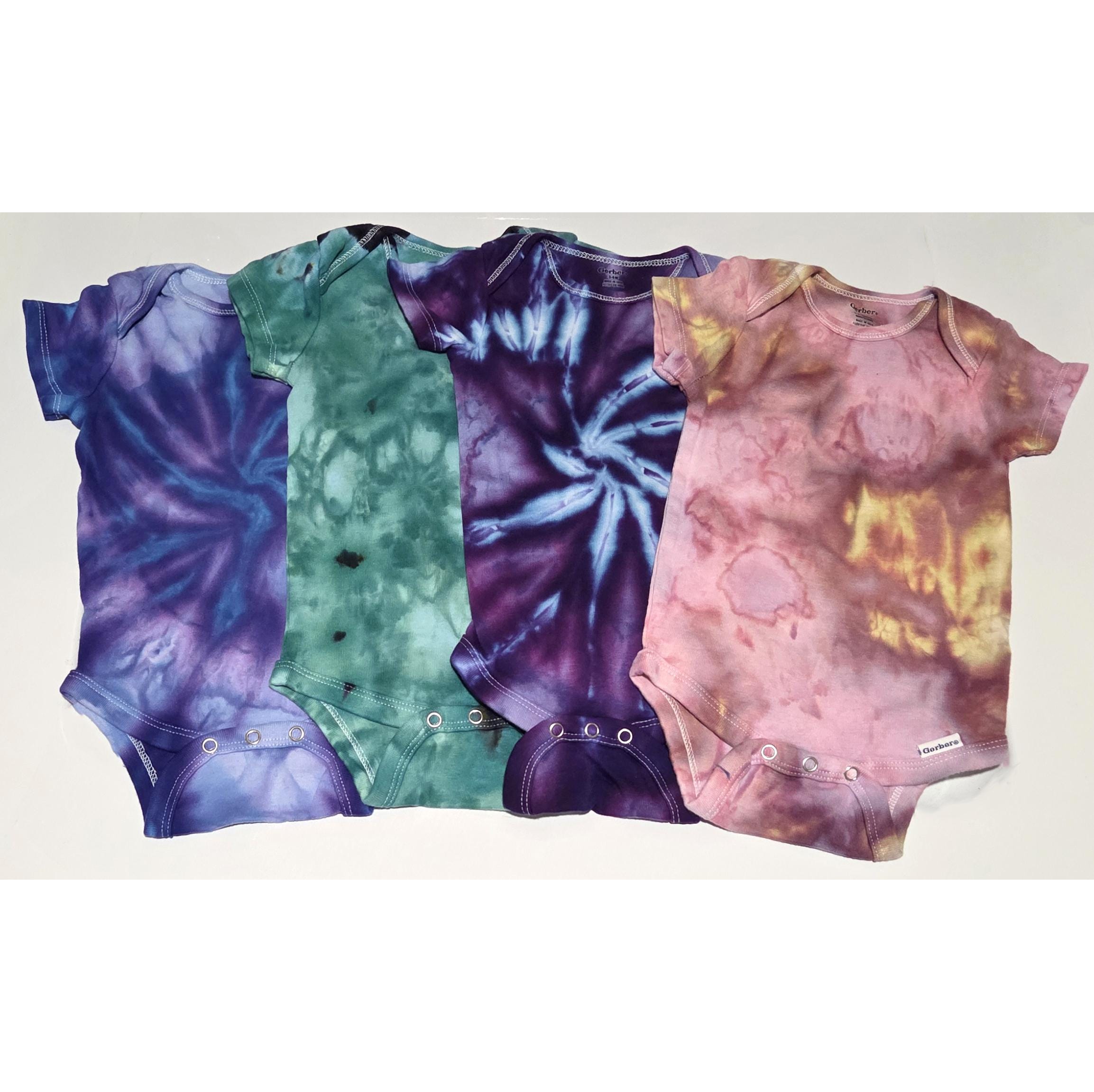 【NONCODE】Lahi Tie-Dye One Piece Tie Dye Black - Family Matching Hoodie Footed Pajamas