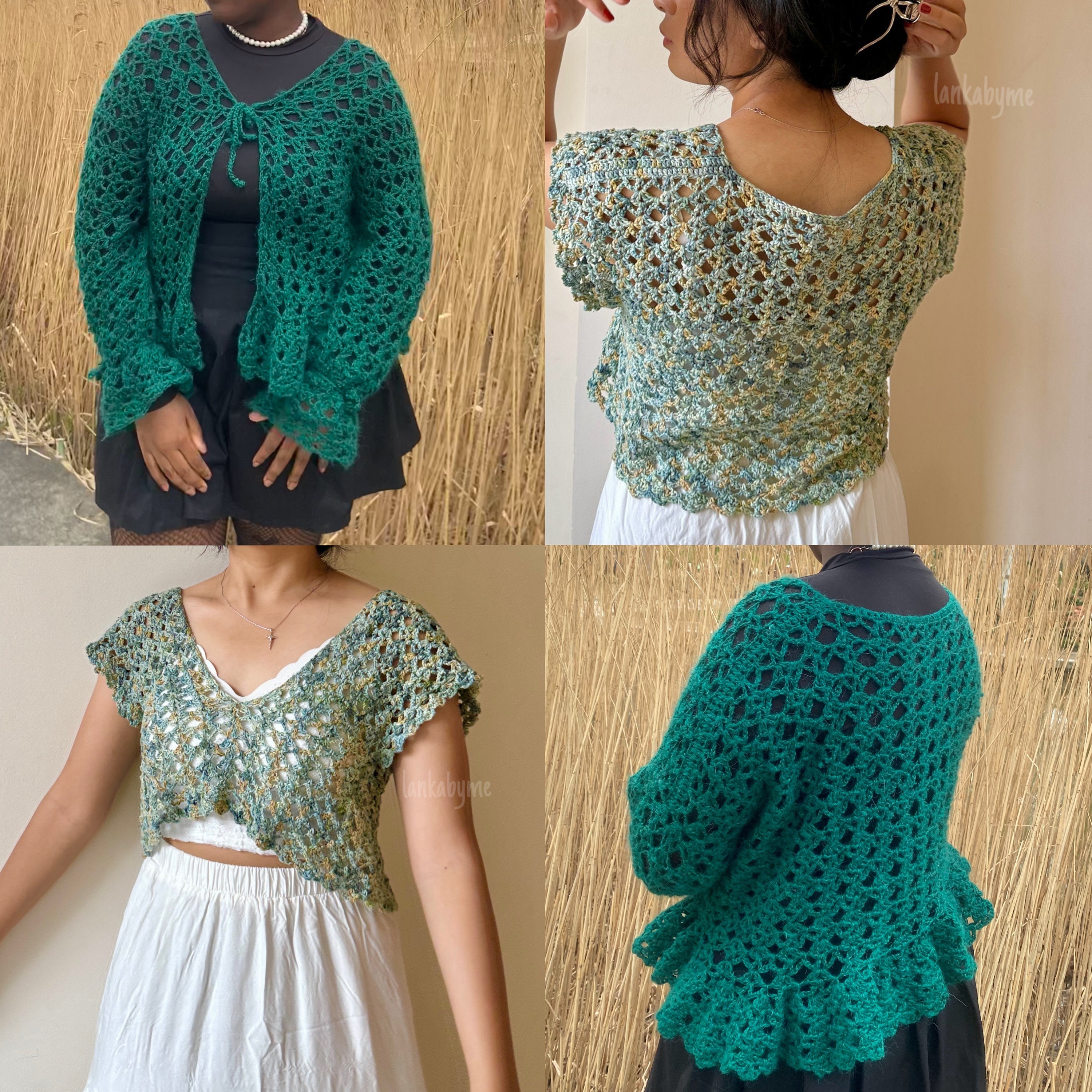No-sew Crochet Pattern | MILA 4-in-1 Pattern | Crochet Top No-sew Crochet Pattern | MILA 4-in-1 Pattern | Crochet Top