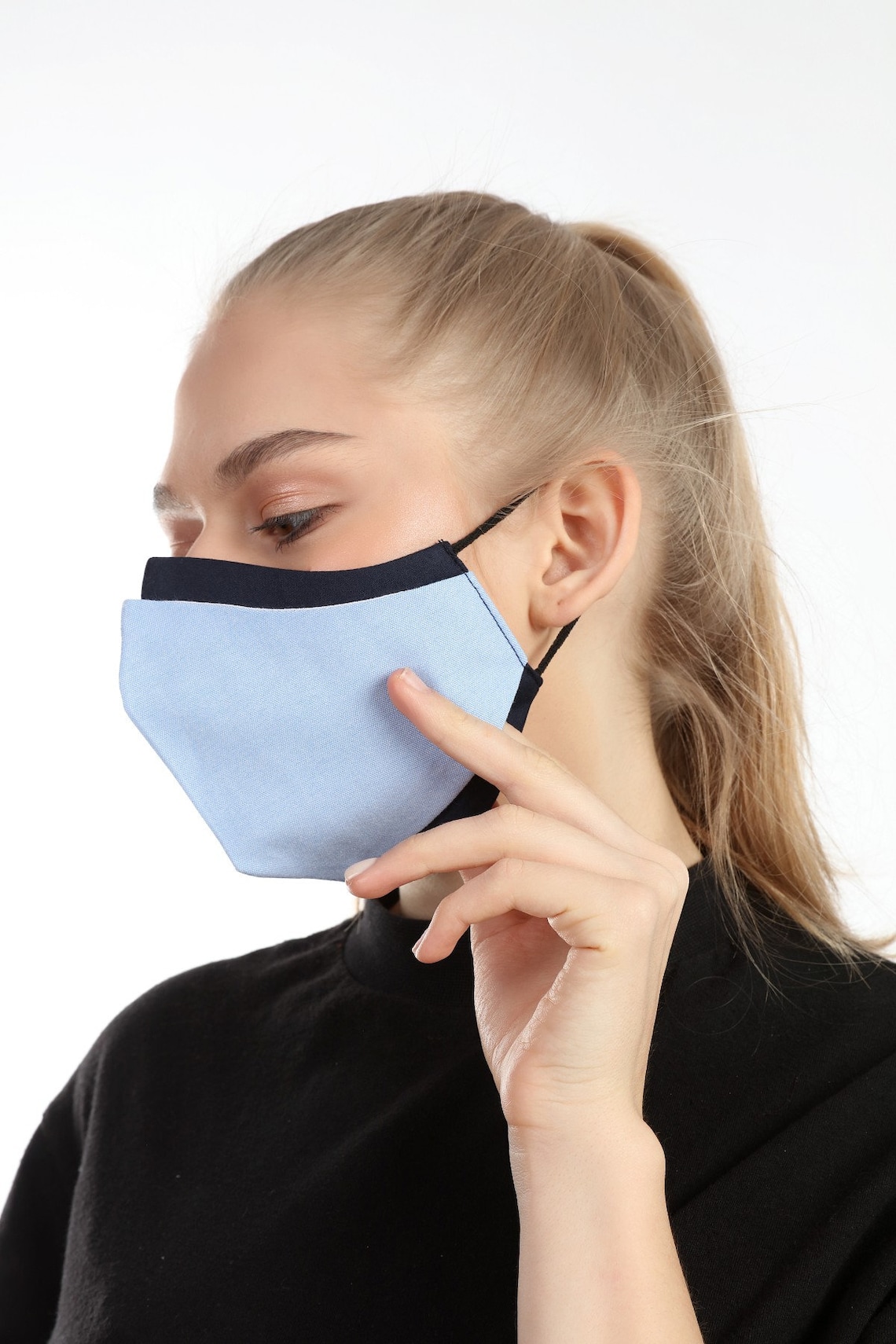 Double Face Mask Mask Face Mask Women Men Etsy