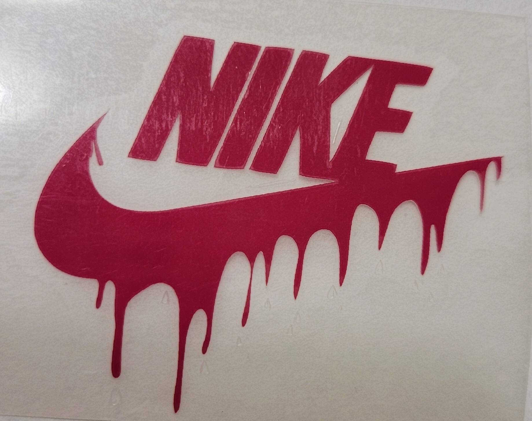 Nike Drip Logo Iron-on Transfer Sticker | Etsy