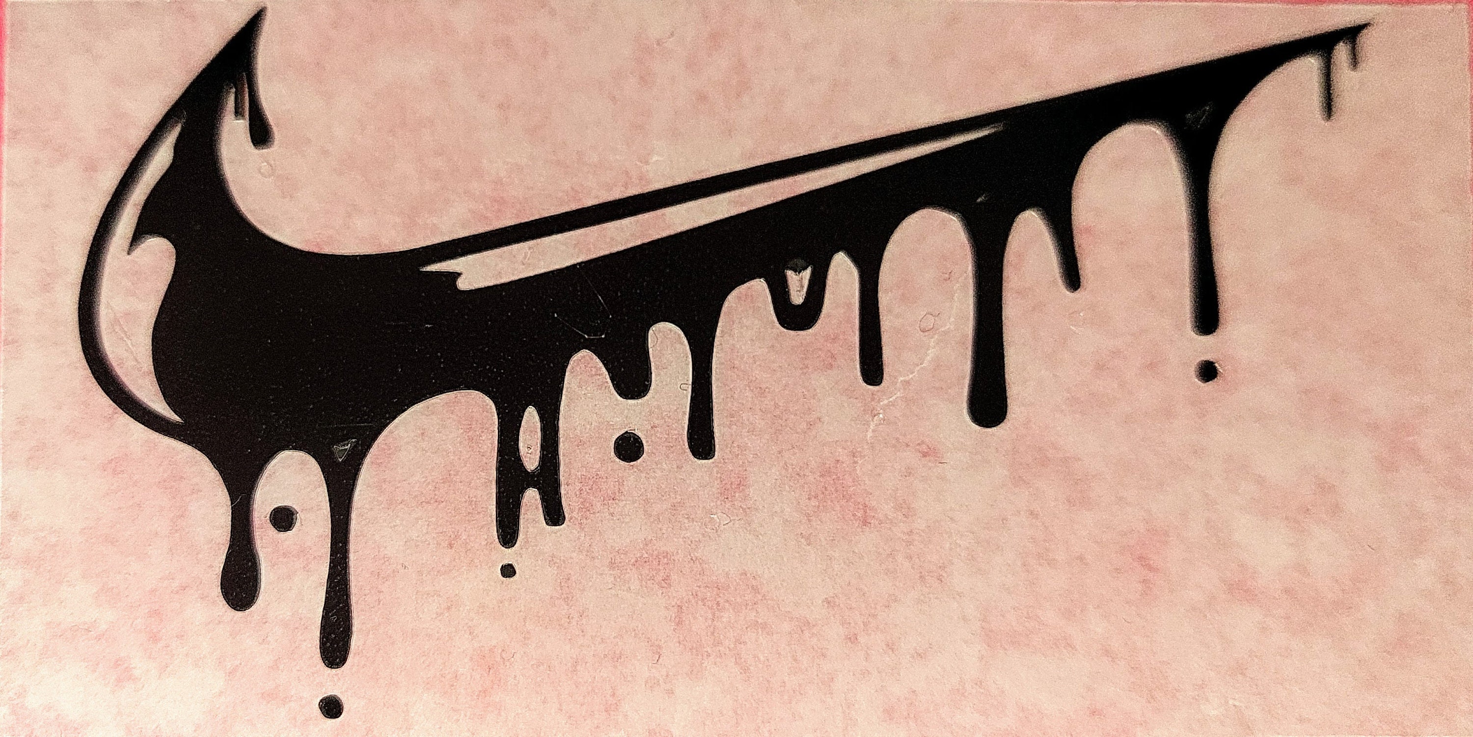 Dripping Nike Logo Iron-on Transfer Sticker | Etsy