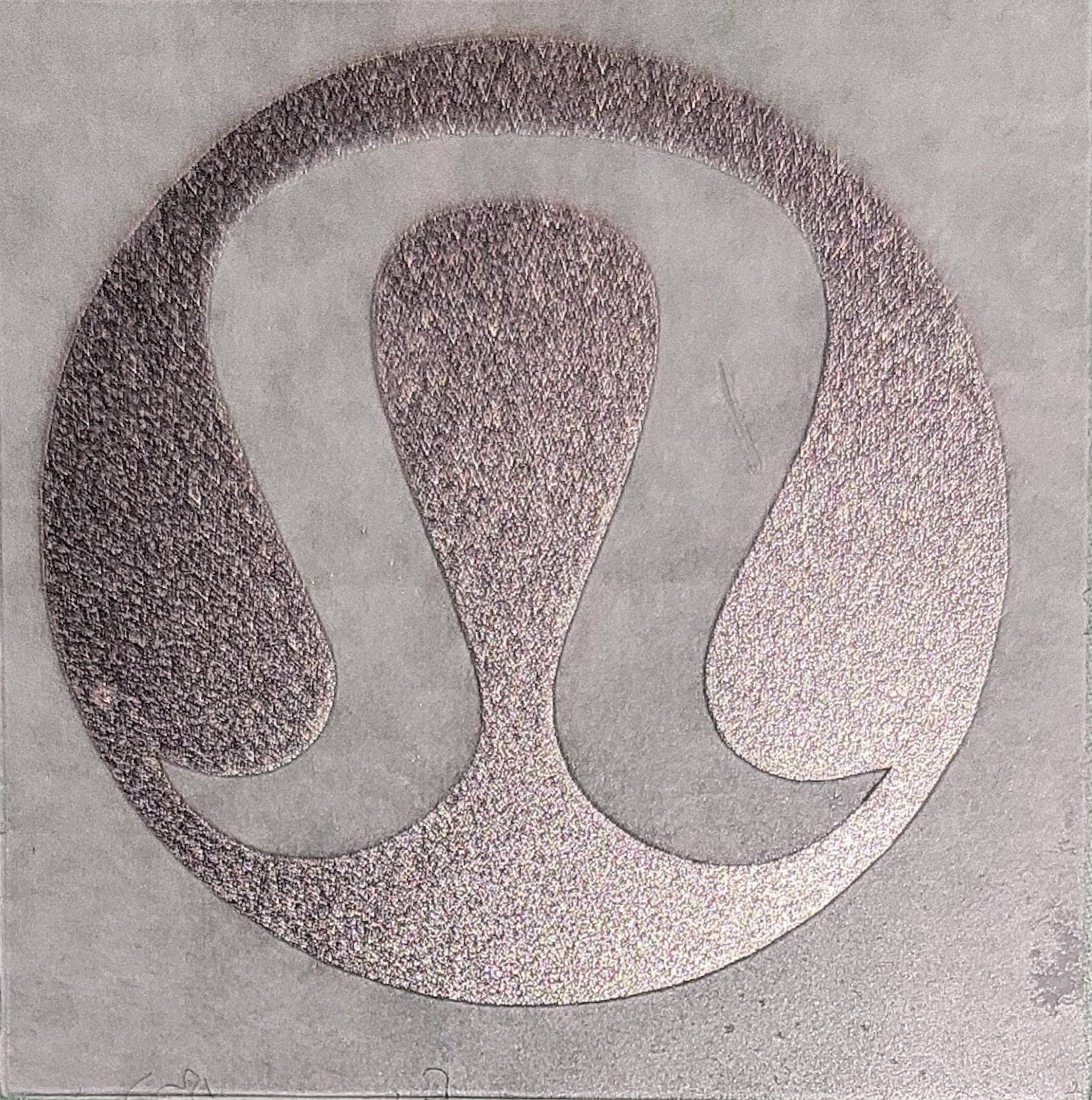 lululemon symbol iron on veneering