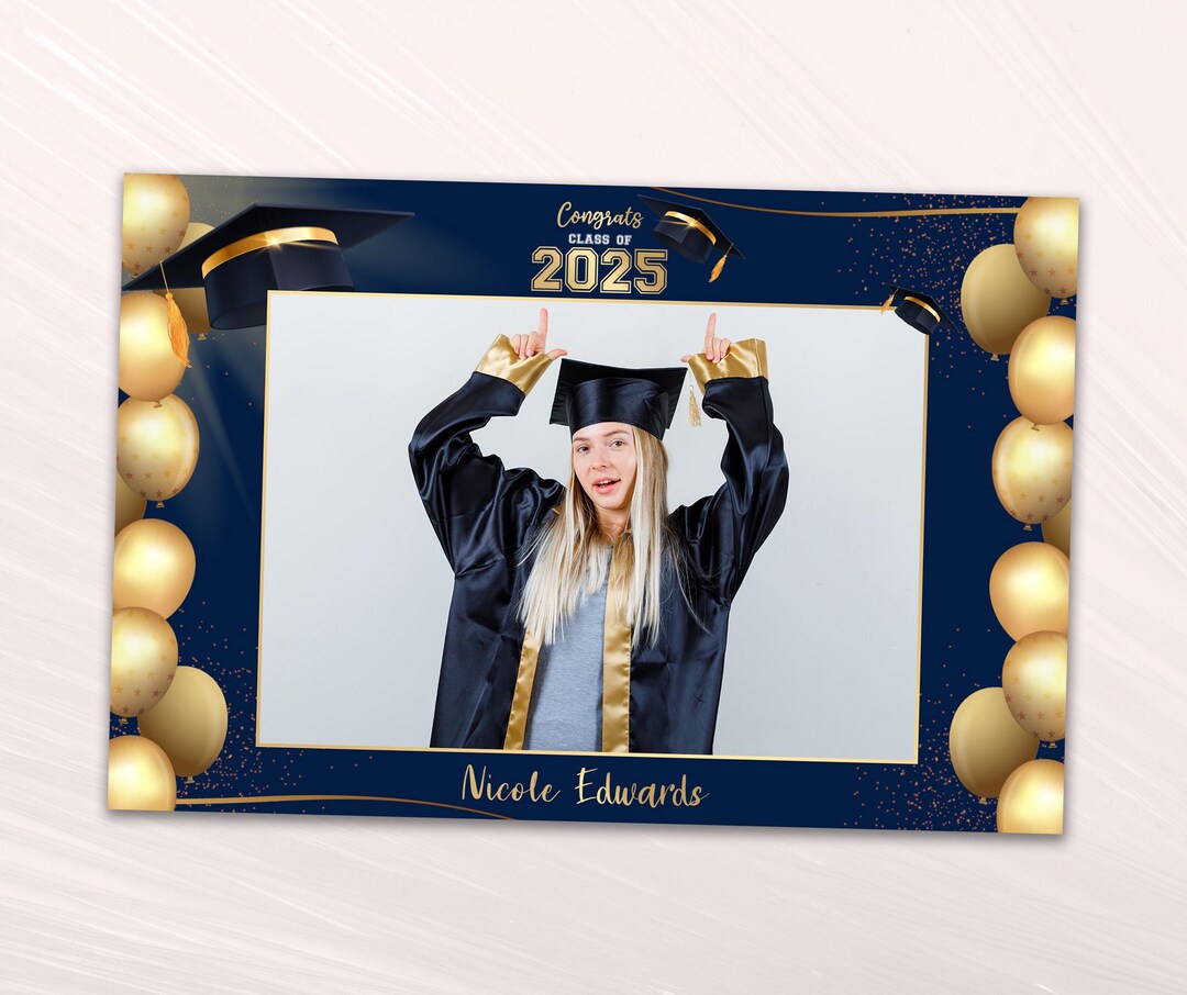 Class of Photo Booth Template Graduation Photo booth Template Grad ...