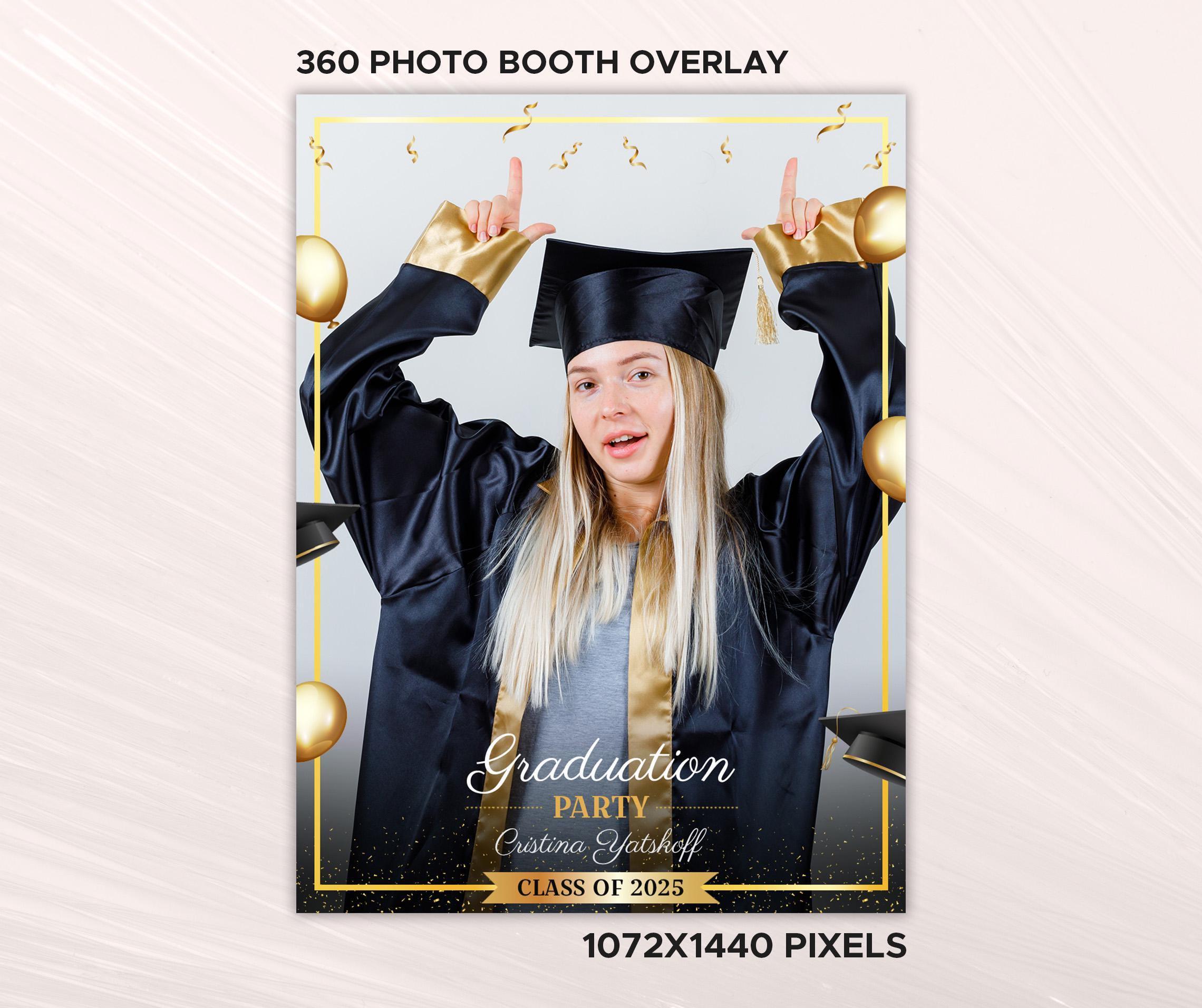 Touchpix 360 Graduation Photo Booth Overlay, Class of 360 Booth ...