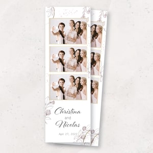 Wedding Photo booth Template | Minimalist Photo Booth Template | Photo Booth Template | 2x6 strip | photobooth templates