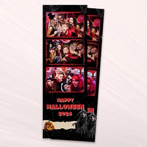 Photobooth Template Halloween, Hapy Halloween Photo Booth Template, 2x6 Photobooth Template, Party Halloween, photobooth template