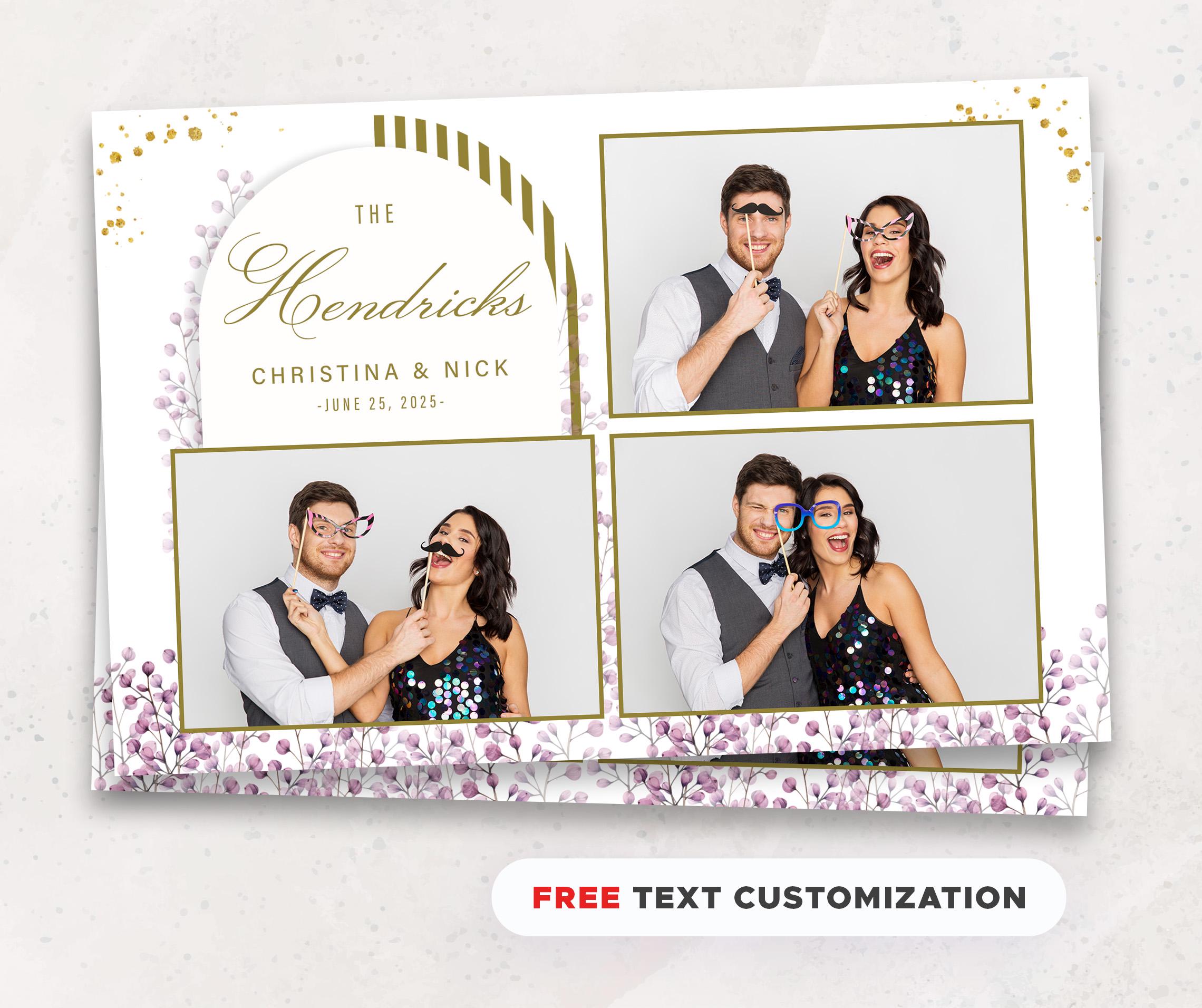 Modelo de cabine de fotos de casamento | Sobreposição de cabine de fotos  4x6 | Modelo de cabine de fotos | PNG, PSD para download instantâneo - Etsy  Portugal, image size:2280x1912