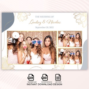 Wedding Photo Booth Template, Minimalist Photo Booth Template, Photo Booth Template Wedding, photobooth template, 4x6, Photo Booth Template