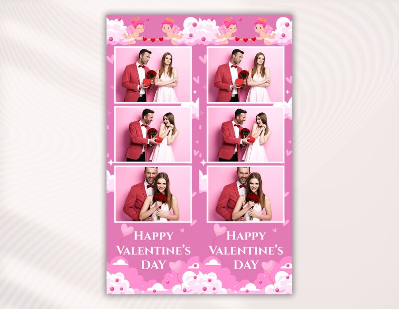 Heart Photo Booth Example Valentine's Photo Booth Template, Cupids Valentine's Photo Booth ...