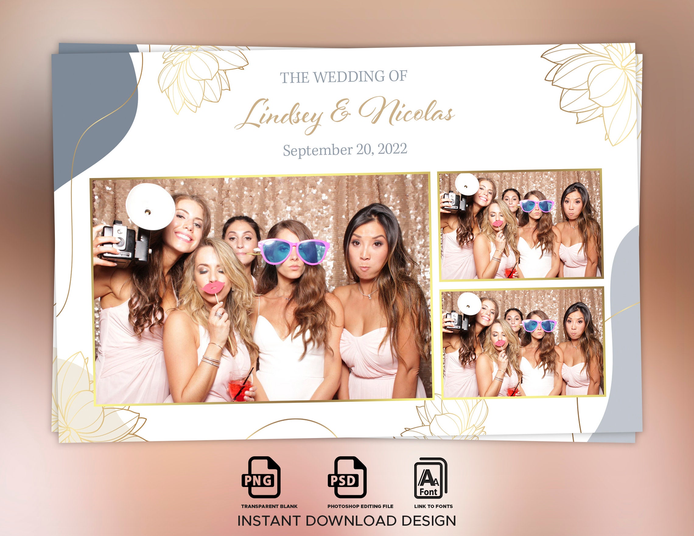 Wedding Photo Booth Template Minimalist Photo Booth Template Etsy Wedding Photo Booth Template Minimalist Photo Booth Template Etsy
