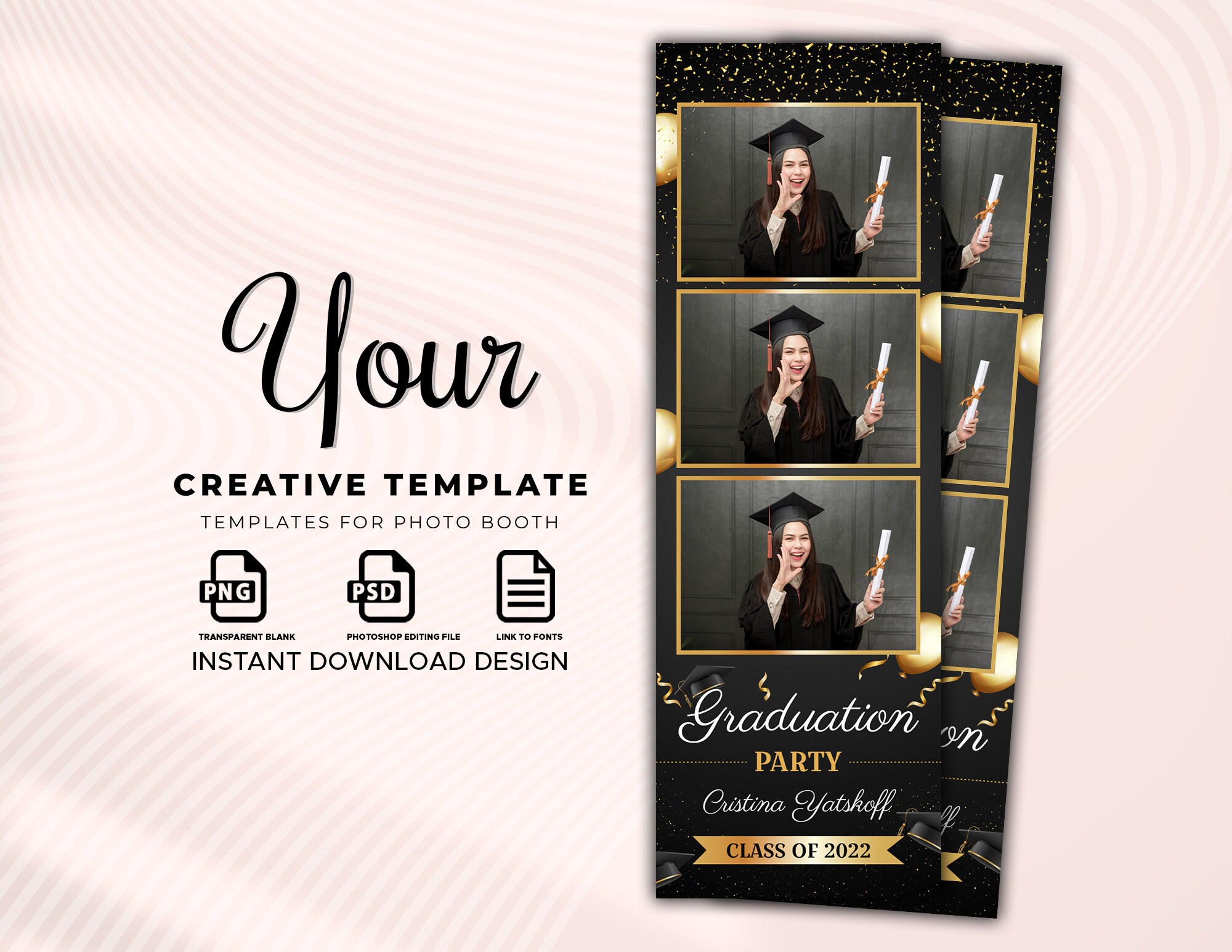 Graduation Photo Booth Template Graduation Photobooth -  Portugal