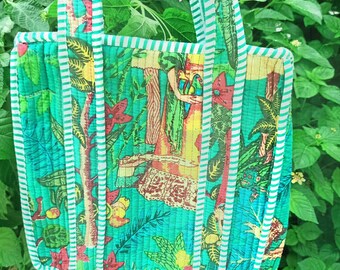 Bolso pequeño de tela acolchada, minibolso floral para mujer, bolso para llevar todo, bolso de dama de honor, bolso de compras, bolso de regalo de boda