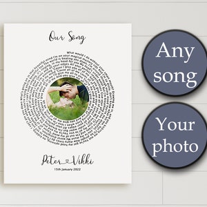 Song Lyrics Board Spiral – Toaste