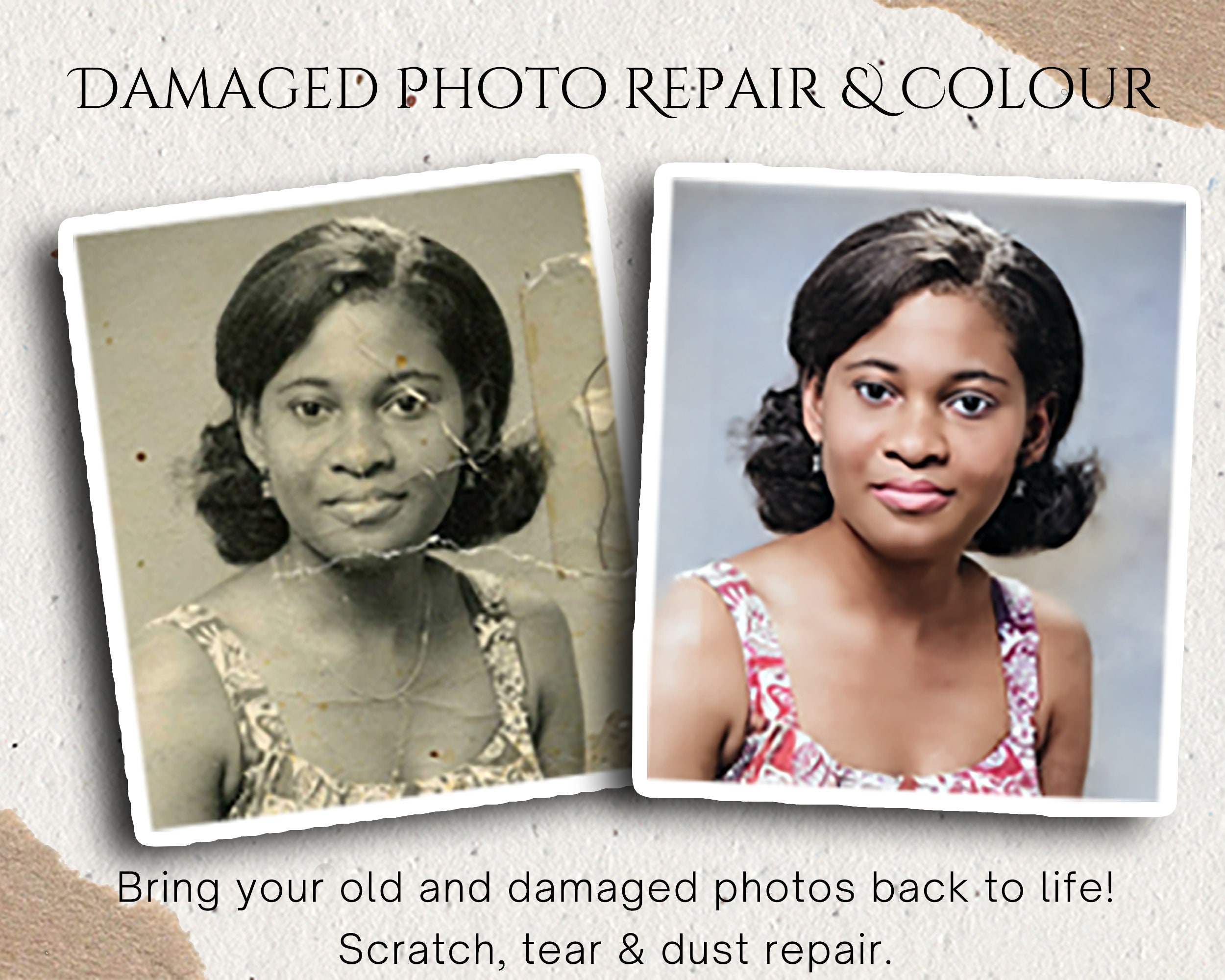 Professional Photo Restoration Service Bring Your Memories Back to Life