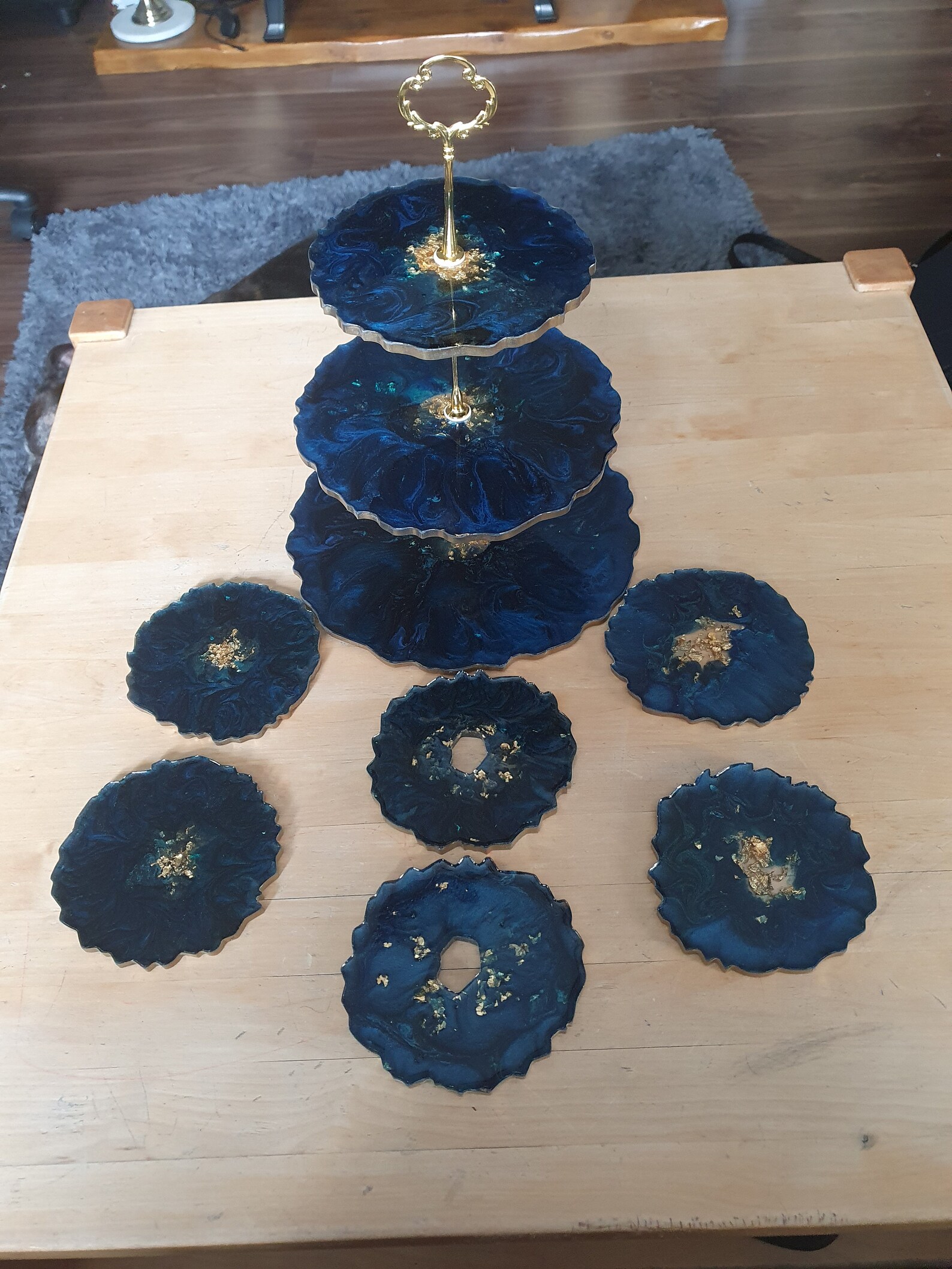 Resin Cake stand Etsy