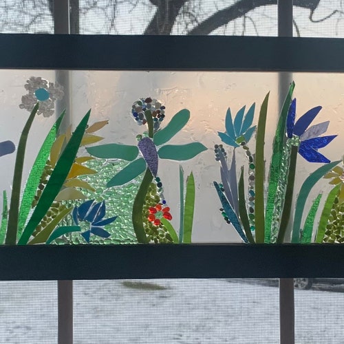Shops Stained Glass Dragonfly Garden