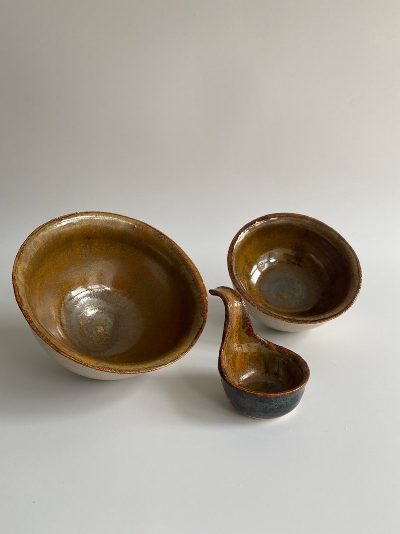 Small Bowl Set with Dumpling Spoon image 1
