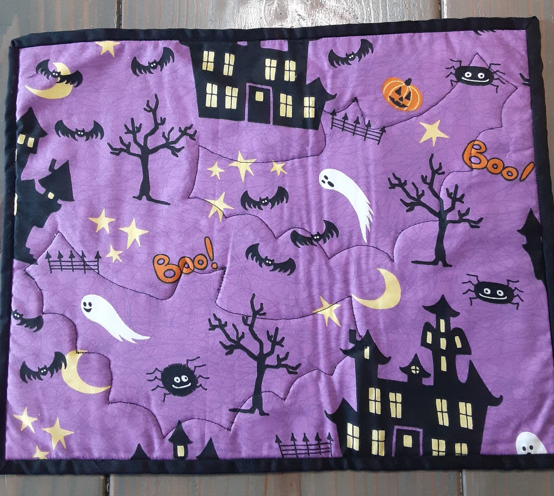 Halloween table placemats/ Halloween table decor Etsy