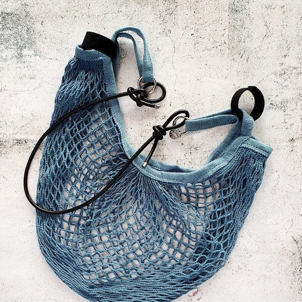 Stroller net *blue-grey* hipster/ shopping bag