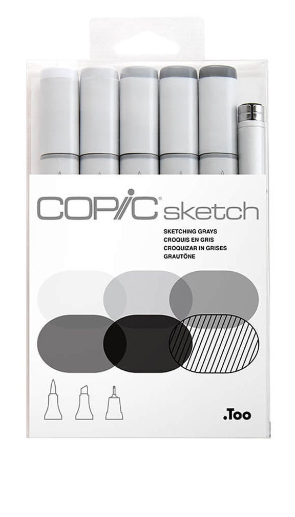 Copic 6-Piece Sketch Marker - 2 count