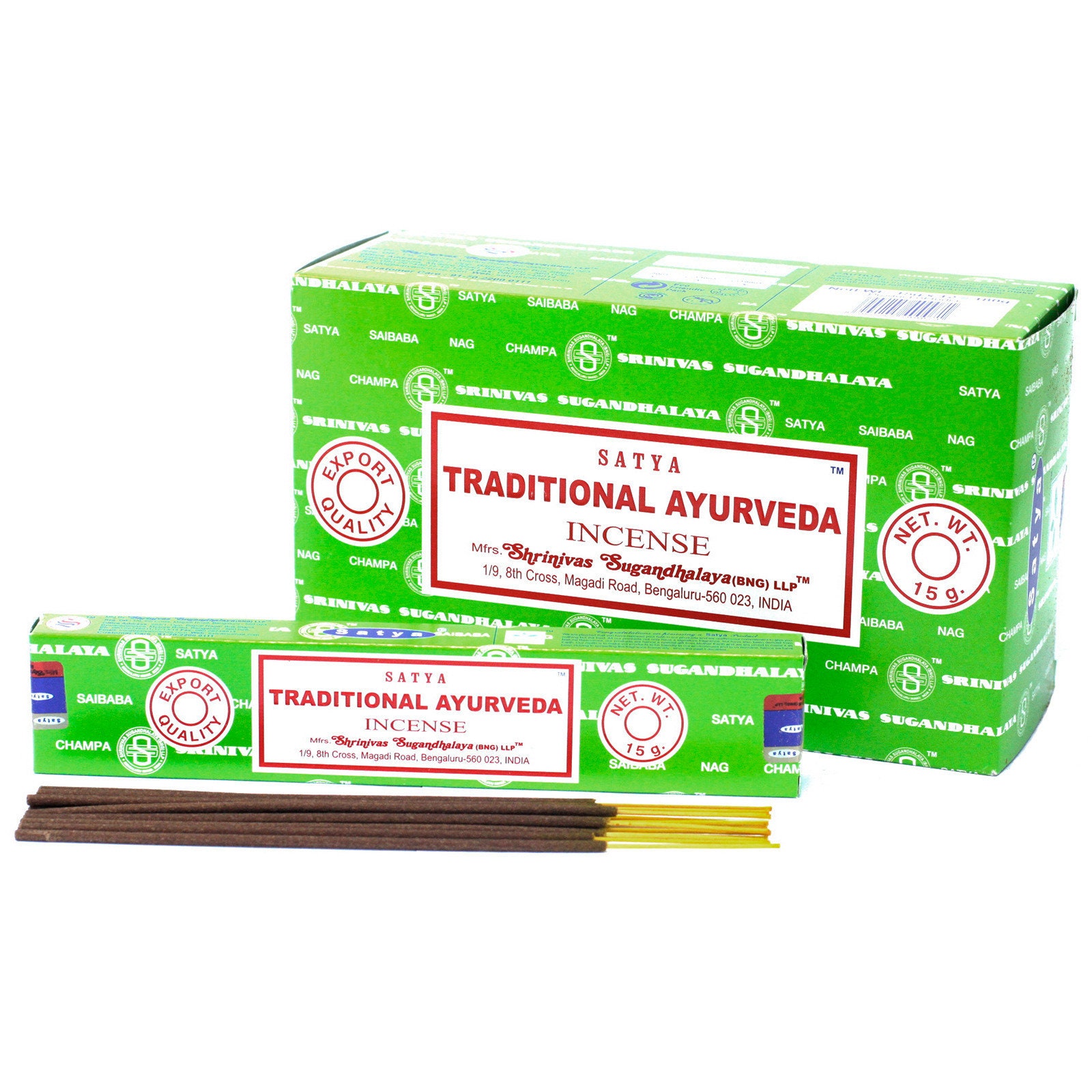 Encens Satya Traditional Ayurveda 15G