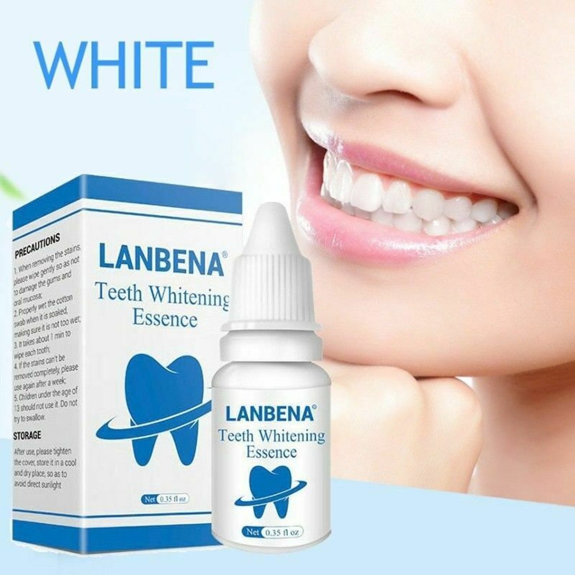 Teeth Whitening Essence Liquid Stains Remover Bleaching Dental Etsy