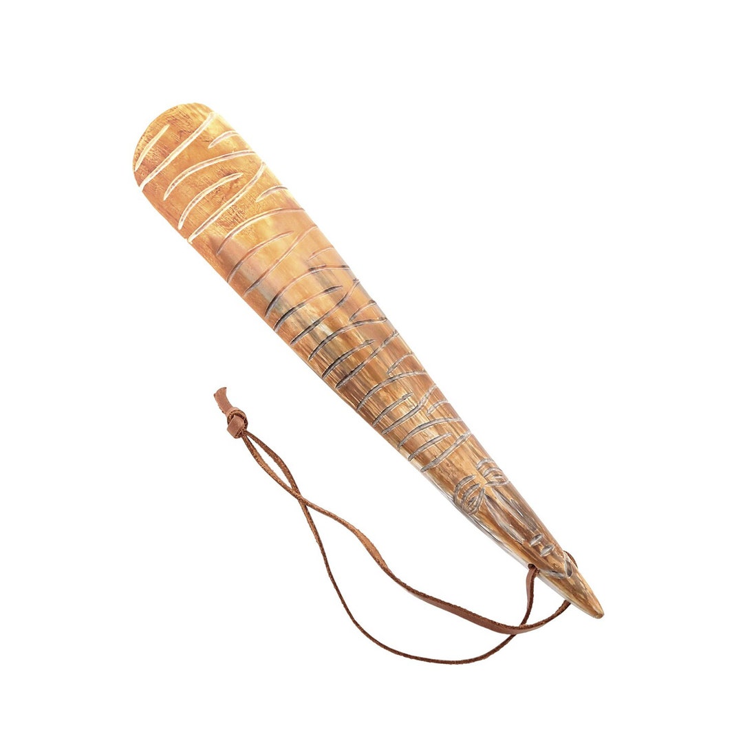 Handmade Natural Shoe Horn Made With Real Horn Shoehorn Helper Etsy