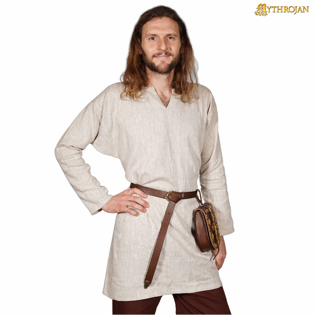 Erik Viking Baltic Linen Tunic : Ideal for Viking, Anglo-saxon and ...