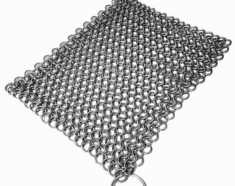 Chainmail Scrubbing Pad : r/castiron