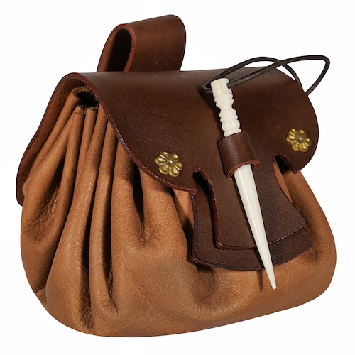 Renaissance Belt Pouch Bag Handmade Leather Coin Purse Etsy