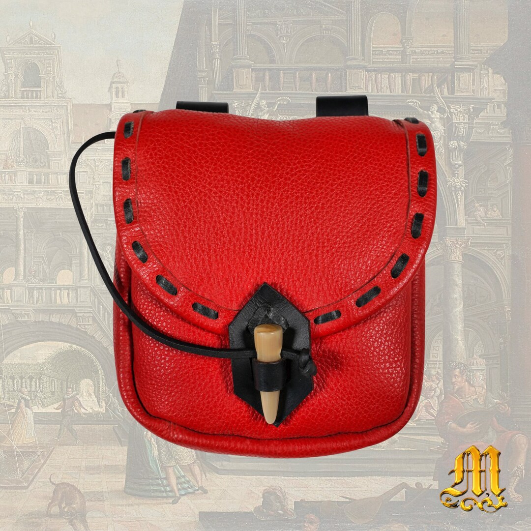 Medieval Belt Pouch the Adventurers Belt Bag With Etsy