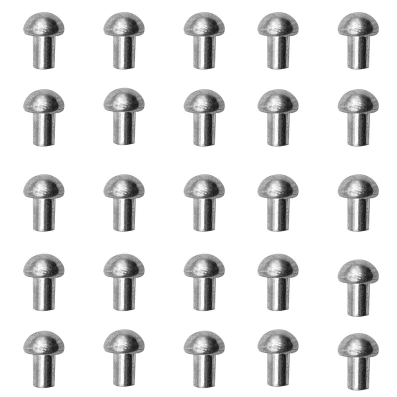 Steel Mushroom Head Rivets set of 100 Pcs / 10mm Length Etsy
