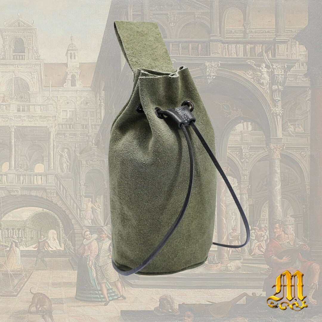 Medieval Drawstring Belt Bag, Ideal for SCA LARP Reenactment & Ren Fair ...