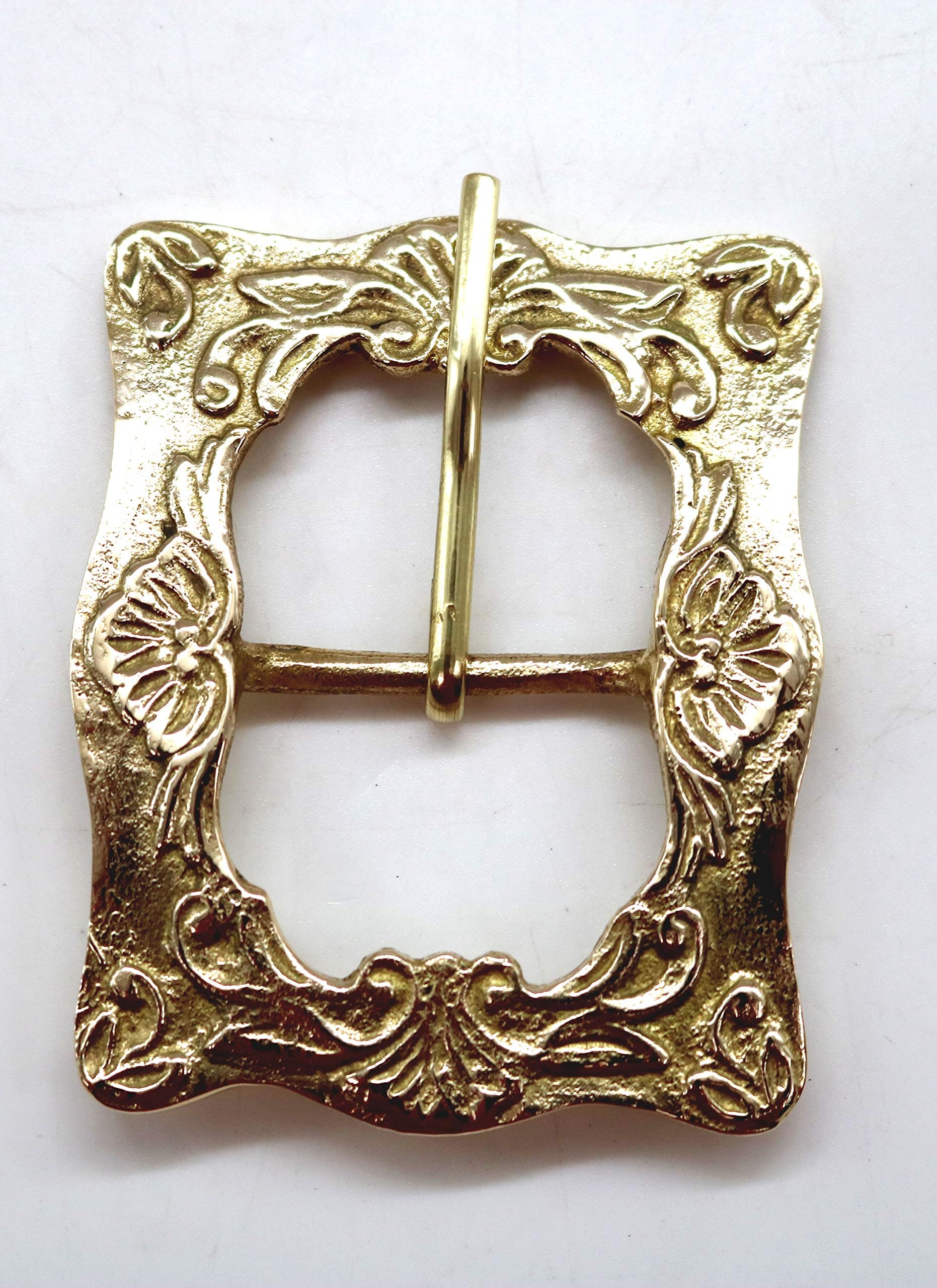 Mythrojan Solid Brass Pirate Belt Buckle Medieval LARP DIY Etsy
