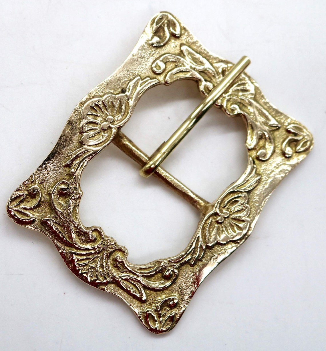 Mythrojan Solid Brass Pirate Belt Buckle Medieval LARP DIY Etsy