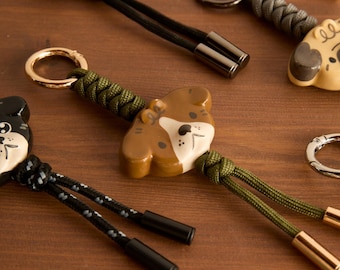 Handmade dog keychain | Dog bag charm | Ready-to-deliver gift idea | Unique handmade accessory