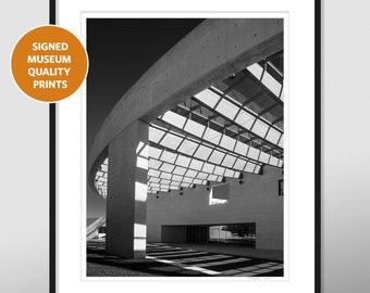 Toronto, Ismaili Center, Canada, Black and White Fine Art Giclée Print, Architectural Abstract Photography, Minimalist Wall Art