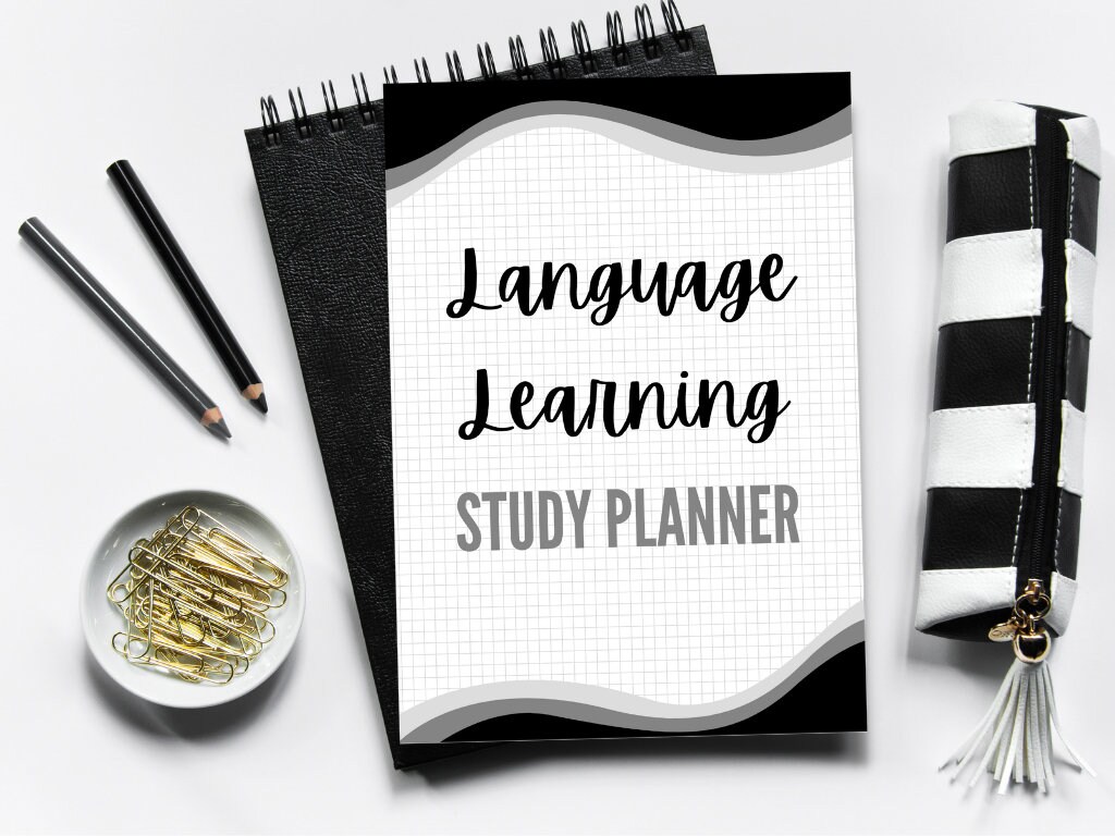 Ultimate Language Learning Study Planner for Self-study, Printable ...