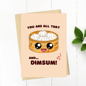 ALLES DAT-DIMSUM wenskaart-bedankkaart-ik ben dankbaar kaarten-waardering kaart-wenskaart woordspelingen-voedsel verjaardag Valentijnsdag