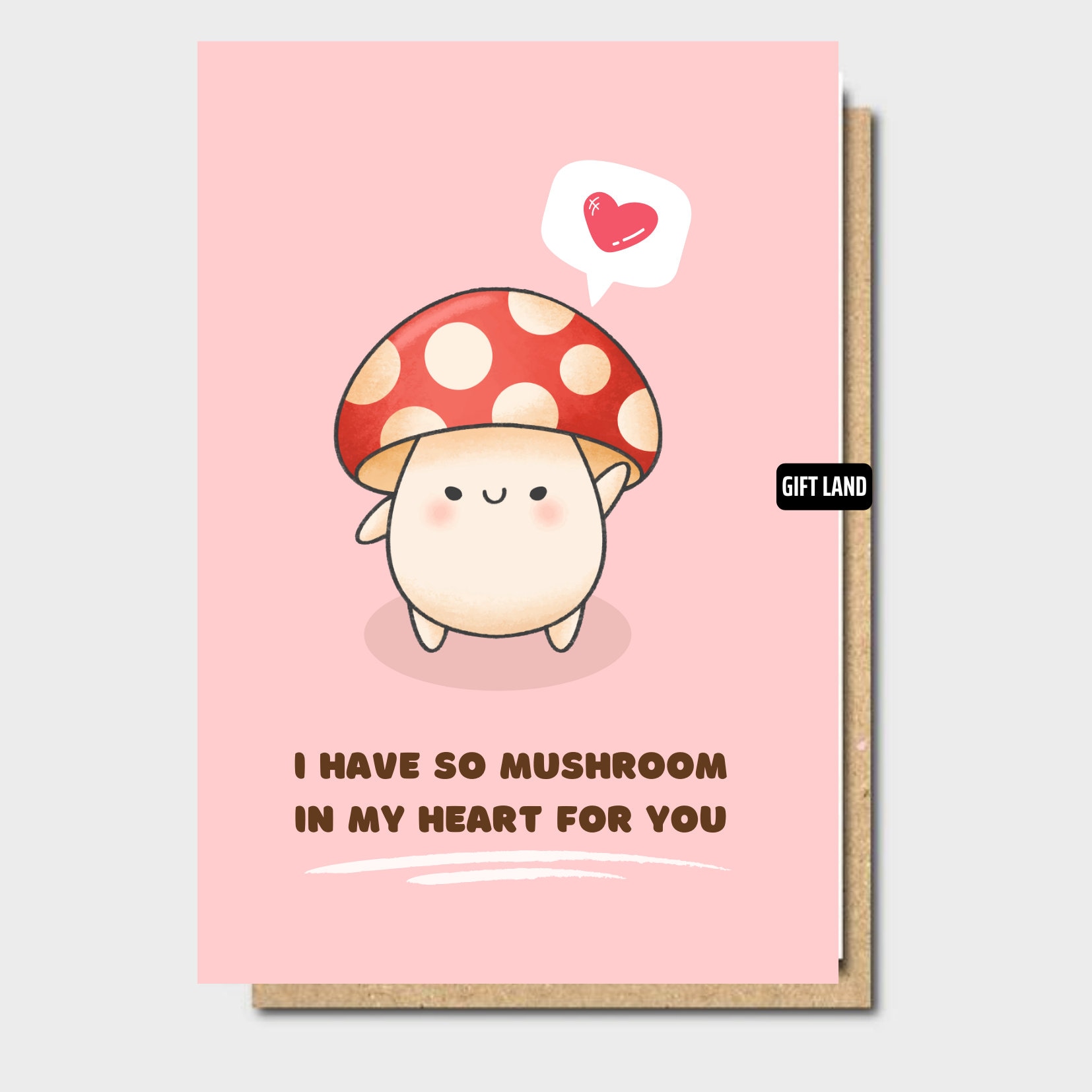 Süße Pilz karte Kawaii Karte Karte für sie Karte für ihn - Etsy Schweiz