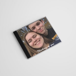 Mixtape de CD personalizado, estuche, fundas de papel, foto personalizada, música personalizada, CD personalizado, regalo personalizado, letras personalizadas, mixtape personalizado