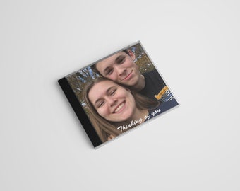 Personalized CD Mixtape: Custom Audio, Photo, Jewel Case Option