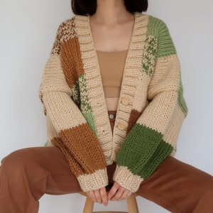 Forest Fairy Patchwork Strickjacke | Ich fühle mich so cool