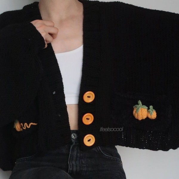 Pumpkin Pocket Cardigan (Halloween Special Edition)